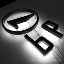 DINGYISIGN Custom Made 3D Stainless Steel Business Logo Sign Outdoor Advertising Backlit Metal Letter Signs